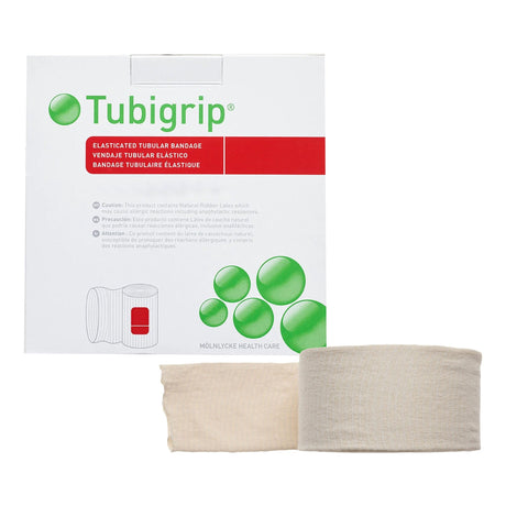 Tubigrip Pull On, Elastic Tubular Support Bandage, Beige, Size E, 3.5" x 11 yard, NonSterile - 1448 - LL Medico