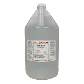BAK 1:750 Benzalkonium Chloride, Topical Liquid Antiseptic, 1 gal Bottle - 1451B-1GL-Single - LL Medico