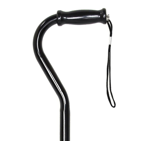 Offset Cane McKesson Steel 29-3/4 to 37-3/4 Inch Height Black