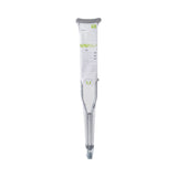 Underarm Crutches McKesson Adult 5 Foot 2 Inch to 5 Foot 10 Inch User Height Aluminum Frame 350 Lbs. Weight Capacity