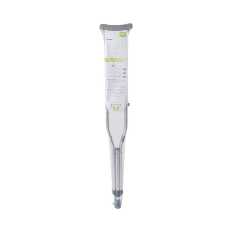 Underarm Crutches McKesson Adult 5 Foot 2 Inch to 5 Foot 10 Inch User Height Aluminum Frame 350 Lbs. Weight Capacity