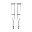 Underarm Crutches McKesson Adult 5 Foot 2 Inch to 5 Foot 10 Inch User Height Aluminum Frame 350 Lbs. Weight Capacity