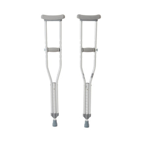 Underarm Crutches McKesson Youth 4 Foot 6 Inch to 5 Foot 2 Inch User Height Aluminum Frame 350 Lbs. Weight Capacity