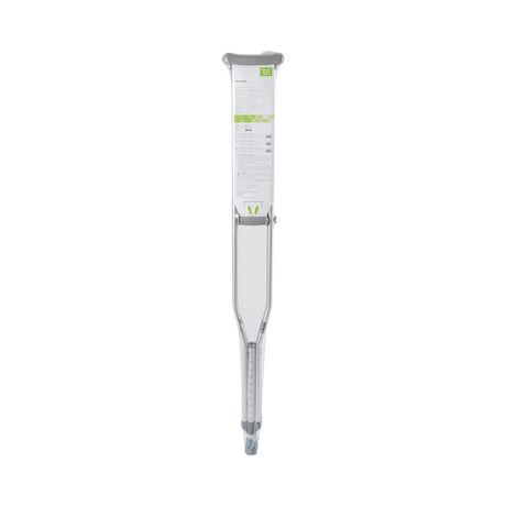 Underarm Crutches McKesson Tall Adult 5 Foot 10 Inch to 6 Foot 6 Inch User Height Aluminum Frame 350 Lbs. Weight Capacity