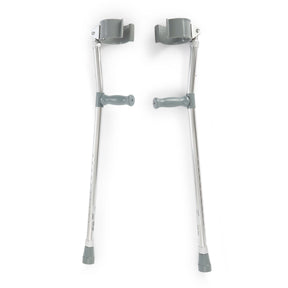Forearm Crutches McKesson Adult Steel Frame 300 Lbs. Weight Capacity