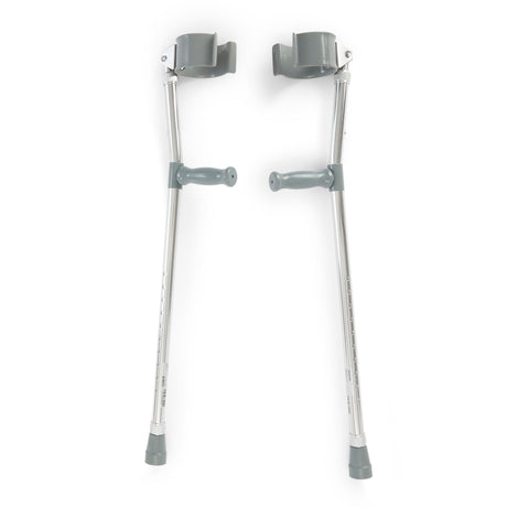 Forearm Crutches McKesson Adult Steel Frame 300 Lbs. Weight Capacity