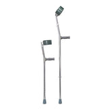 Forearm Crutches McKesson Adult Steel Frame 300 Lbs. Weight Capacity