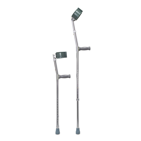 Forearm Crutches McKesson Adult Steel Frame 300 Lbs. Weight Capacity