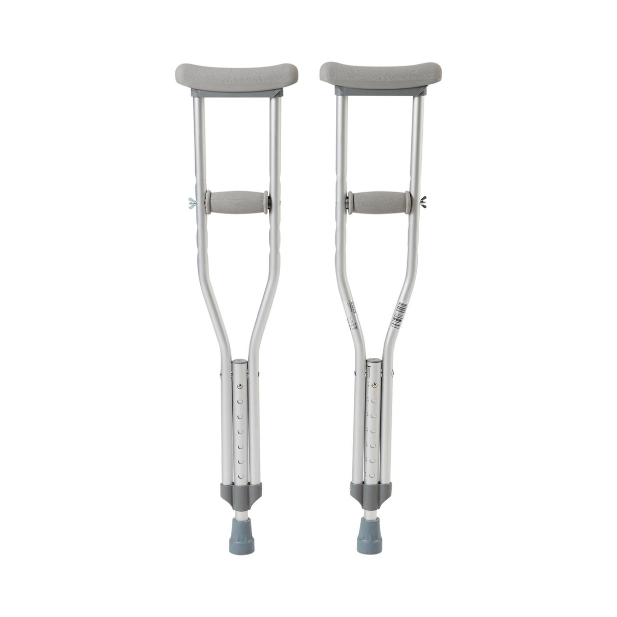 Underarm Crutches McKesson Pediatric 4 Foot to 4 Foot 6 Inch User Height Aluminum Frame 175 Lbs. Weight Capacity