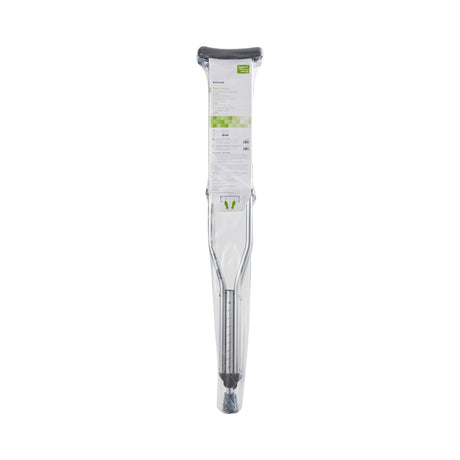 Underarm Crutches McKesson Adult 5 Foot 2 Inch to 5 Foot 10 Inch User Height Aluminum Frame 350 Lbs. Weight Capacity