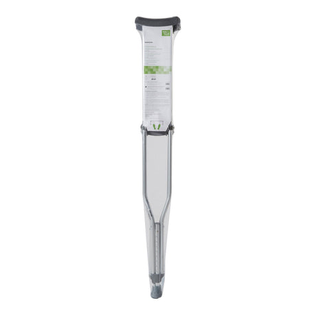 Underarm Crutches McKesson Tall Adult 5 Foot 10 Inch to 6 Foot 6 Inch User Height Aluminum Frame 350 Lbs. Weight Capacity
