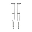 Underarm Crutches McKesson Tall Adult 5 Foot 10 Inch to 6 Foot 6 Inch User Height Aluminum Frame 350 Lbs. Weight Capacity