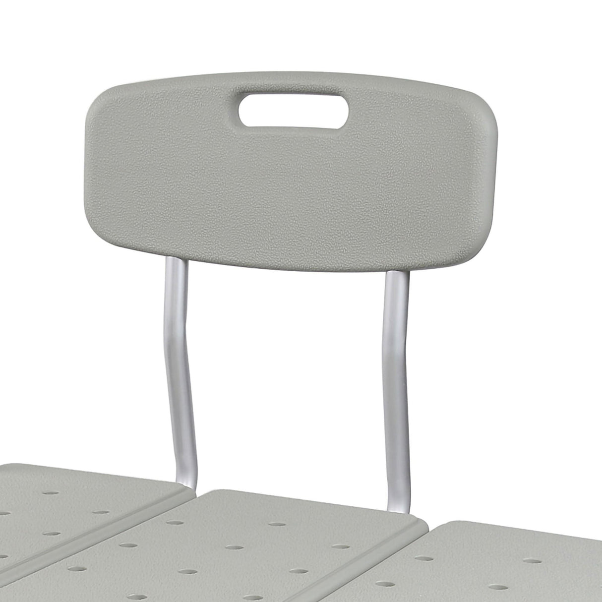 McKesson Knocked Down Bath Transfer Bench Removable Arm Rail 17-1/2 to 22-1/2 Inch Seat Height 400 Lbs. Weight Capacity