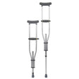Underarm Crutches McKesson Youth / Adult / Tall Adult 4 Foot 6 Inch to 6 Foot 6 Inch User Height Aluminum Frame 300 Lbs. Weight Capacity