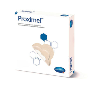 Hartmann Proximel Silicone Foam Dressing with Border, Sterile, Adhesive, Sacral, 9.2 x 9.2" - 14700000 - LL Medico