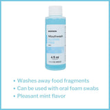 McKesson Mouthwash Alcohol Free, Mint, 4 fl oz
