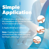 Dynarex Skincote Protective Dressing Applicators, 1.28" x 2.68", Box of 50