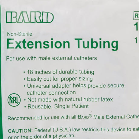 Bard Tube, Leg Bag Extension, Nonsterile