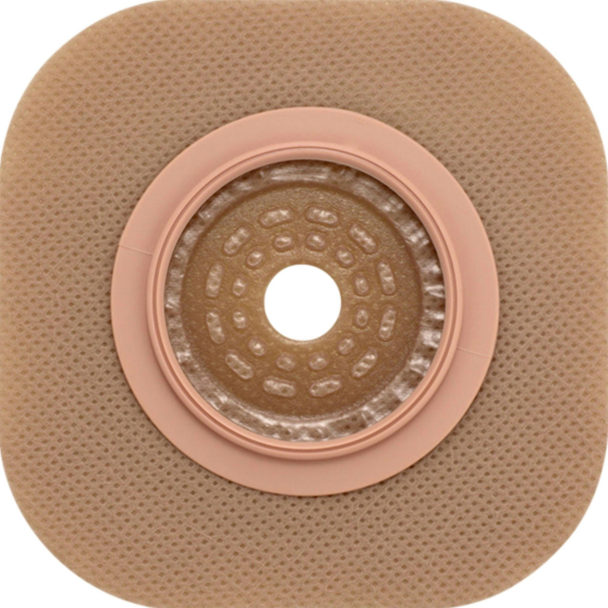 Hollister New Image Flat CeraPlus Two-Piece Skin Barrier, Square, Pre-Cut, 2-1/4 Inch Flange