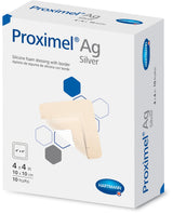 Hartmann Proximel Ag Silicone Foam Dressing with Border, Silver, Sterile - LL Medico