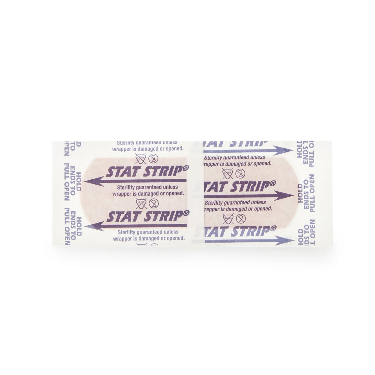 Dukal Stat Strip Adhesive Bandages, Sterile, Fabric, Tan, 1" x 3" - 15215 - LL Medico