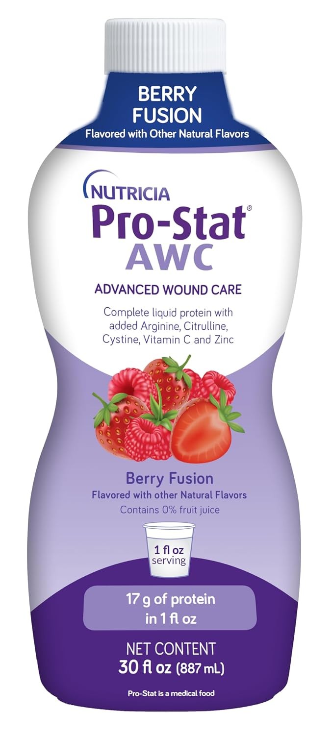 Pro-Stat AWC Advanced Wound Care Liquid Protein Supplement, Berry Fusion, 30 oz