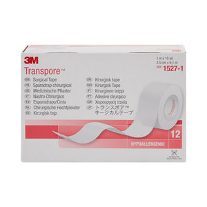 3M Transpore Plastic Medical Tape, 1 Inch x 10 Yard, Transparent