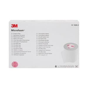 3M Microfoam Foam / Acrylic Adhesive Medical Tape, 2 Inch x 5-1/2 Yard, White