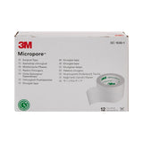 3M Micropore Paper Medical Tape, 1 Inch x 10 Yard, White