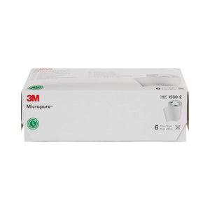 3M Micropore Paper Medical Tape, 2 Inch x 10 Yard, White
