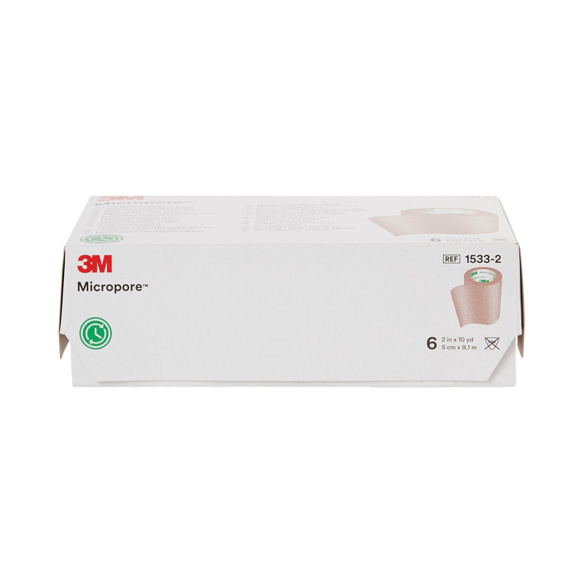 3M Micropore Paper Medical Tape, 2 Inch x 10 Yard, Tan
