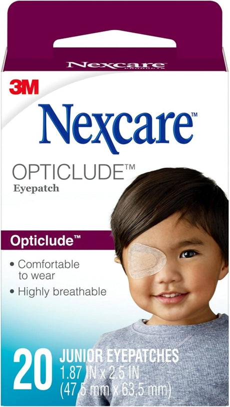 Nexcare Opticlude Orthoptic Eye Patch, 47.5 x 63.5 Millimeter
