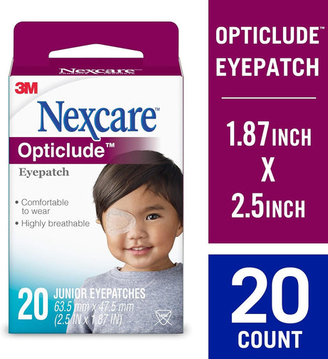 Nexcare Opticlude Orthoptic Eye Patch, 47.5 x 63.5 Millimeter