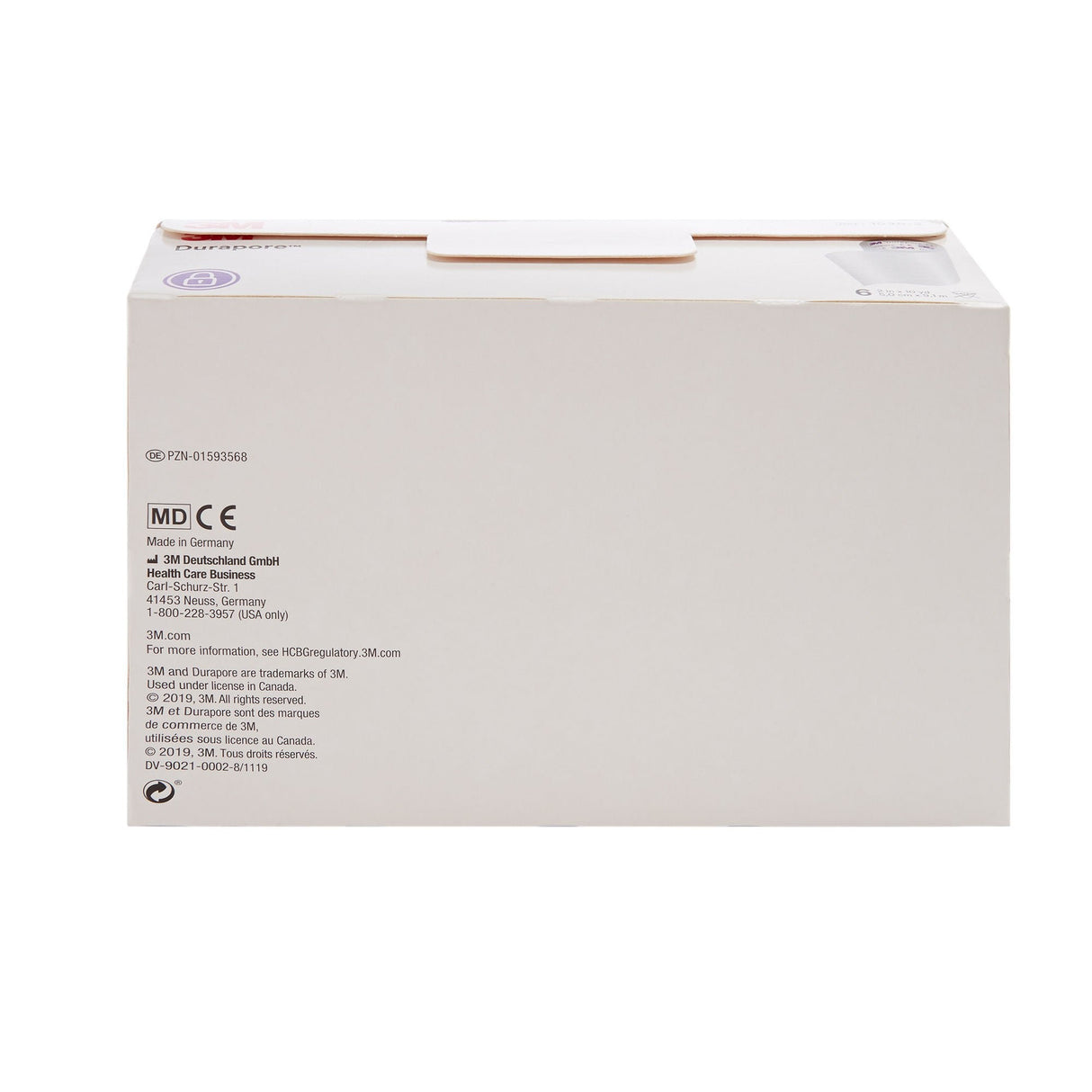 3M Durapore Silk-Like Cloth Medical Tape, 2 Inch x 10 Yard, White