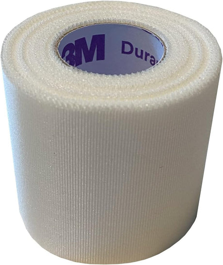 3M Durapore Silk-Like Cloth Medical Tape, 3 Inch x 10 Yard, White
