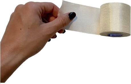 3M Durapore Silk-Like Cloth Medical Tape, 3 Inch x 10 Yard, White