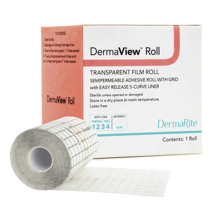 Dermarite DermaView Transparent Film Dressing, 4 Inch x 11 Yard