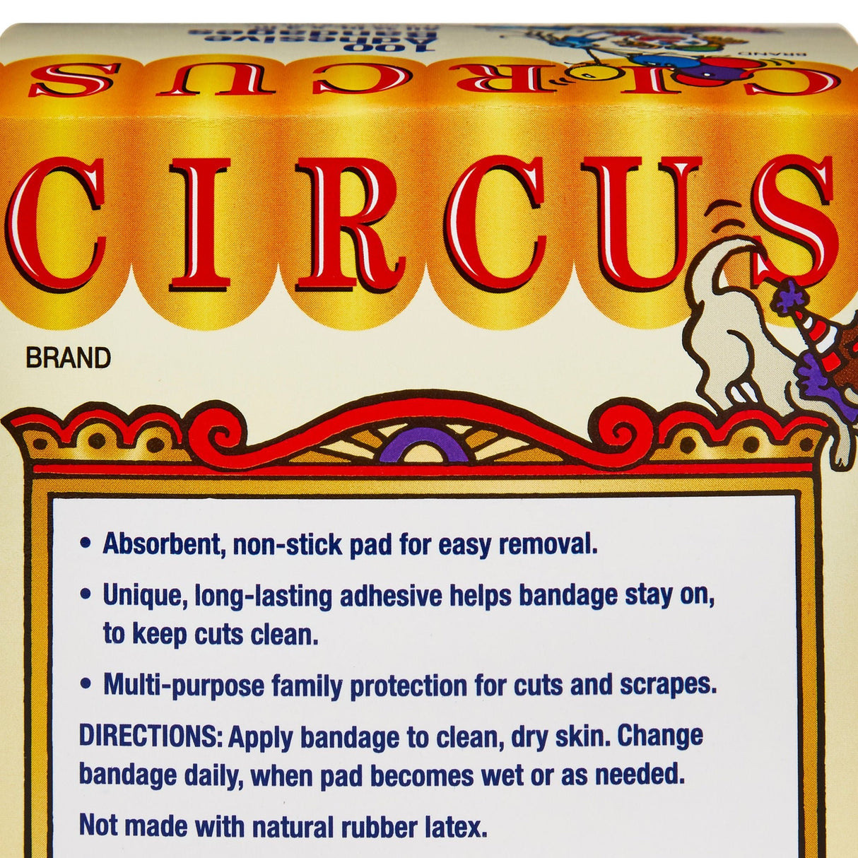Dukal Stat Strip Circus Kid Design Adhesive Bandages, Sterile, ¾ x 3" - 15600 - LL Medico