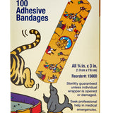 Dukal Stat Strip Circus Kid Design Adhesive Bandages, Sterile, ¾ x 3" - 15600 - LL Medico