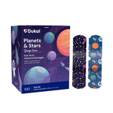 Stat Strip Adhesive Strip, Kid Design Planets / Stars, Plastic, Sterile, 0.75" x 3" - 15650 - LL Medico