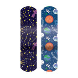 Stat Strip Adhesive Strip, Kid Design Planets / Stars, Plastic, Sterile, 0.75" x 3" - 15650 - LL Medico