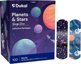 Dukal American White Cross First Aid Kid Design, Planets and Stars, Adhesive Strips