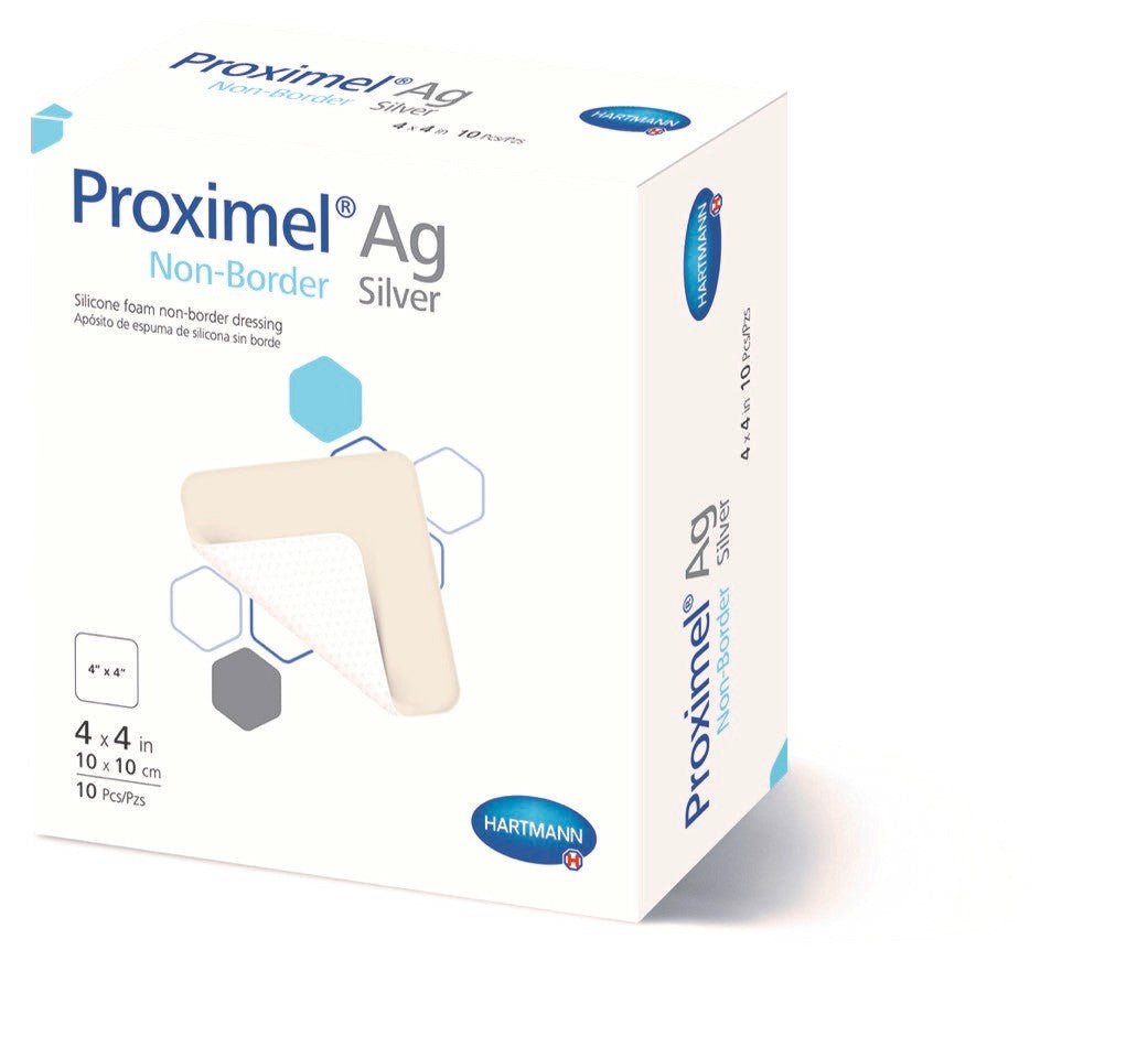 Hartmann Proximel Non-Border Ag Silicone Foam Dressing, Silver, Sterile - LL Medico