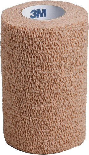 3M Coban Self-Adherent Wrap, 4" x 5 Yard, Tan
