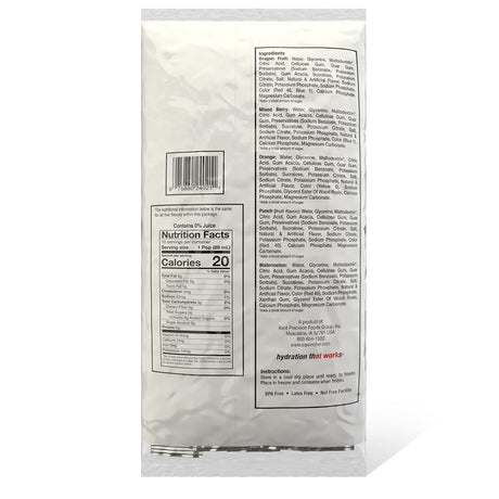 Sqwincher Sqweeze Zero Electrolyte Freezer Pops, Variety Pack, 3 oz