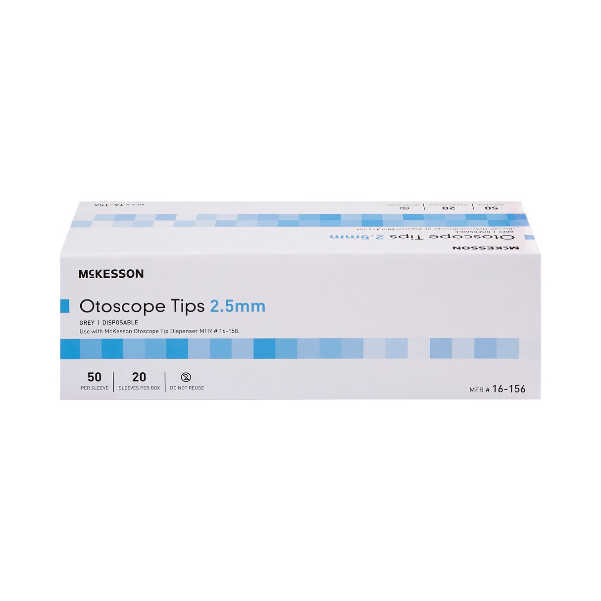 McKesson Otoscope Tip, Child, 2.5 mm, Disposable