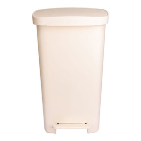 McKesson Waste Can, with Step-On Pedal, 52 Quart, 13 gal, Plastic, Rectangular, 14.76 x 15.16 x 26.57" - LL Medico