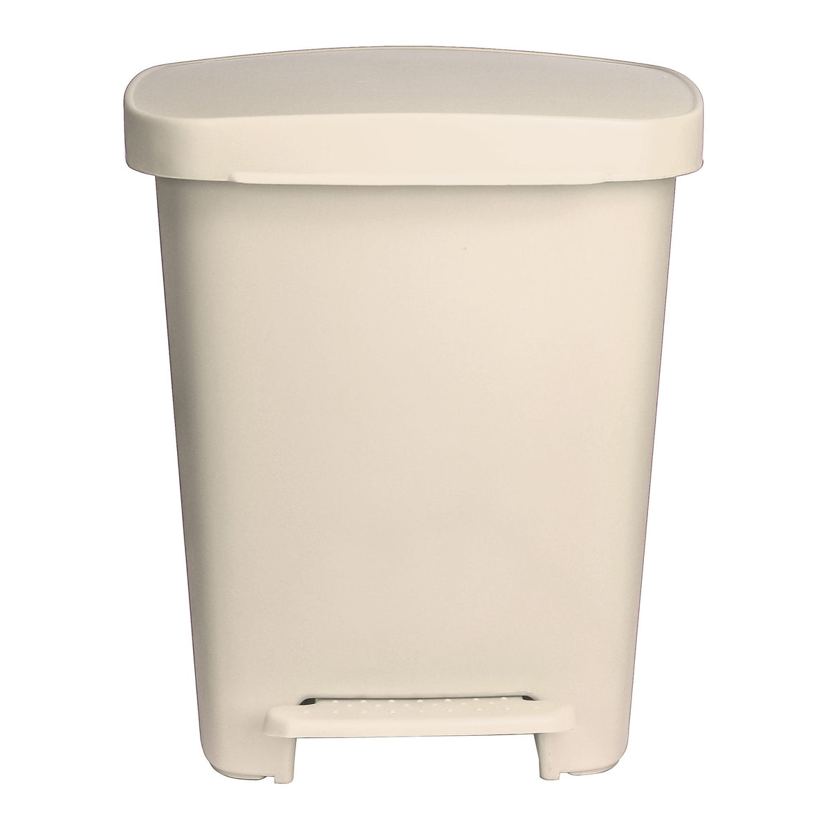 McKesson Waste Can, Step-On Pedal, Plastic, Rectangular, 32 Quart / 8 gal, 14.37 D x 15.16 W x 18.9 H Inch - LL Medico
