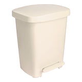 McKesson Waste Can, Step-On Pedal, Plastic, Rectangular, 32 Quart / 8 gal, 14.37 D x 15.16 W x 18.9 H Inch - LL Medico
