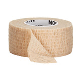 McKesson Cohesive Bandage, Self-Adherent Closure, Tan, Elastic, Non-Sterile, Standard Compression, Contains Latex, 5 Yard Length - LL Medico